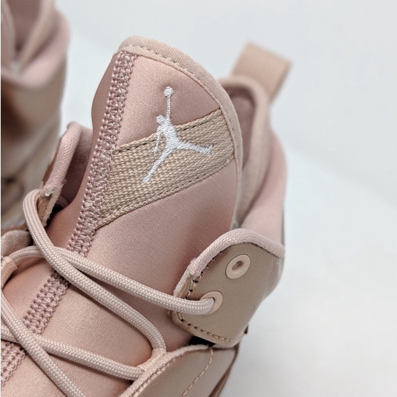 Air Jordan Metallic Rose Gold Sneakers Fadeaway SE GS 6Y = 7.5 Women’s RARE - Picture 6 of 6